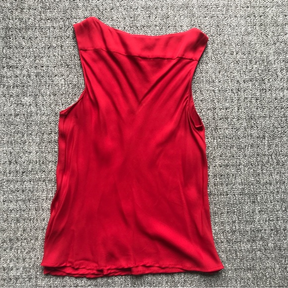 Judith & Charles size 6 double layer silk v neck blouse - Picture 2 of 3